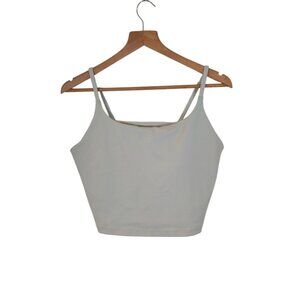 AVIA NWT Sports Bra Women Size XXXL Gray Padded Cropped Workout Casual